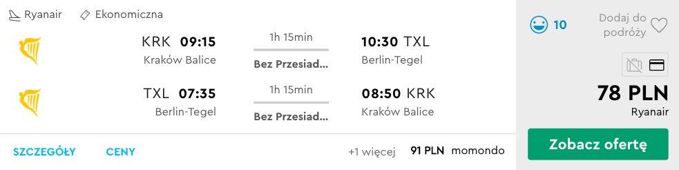 zarezerwuj loty do berlina