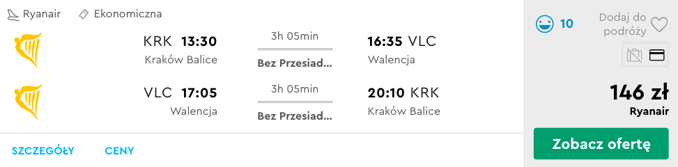 zarezerwuj loty do walenci