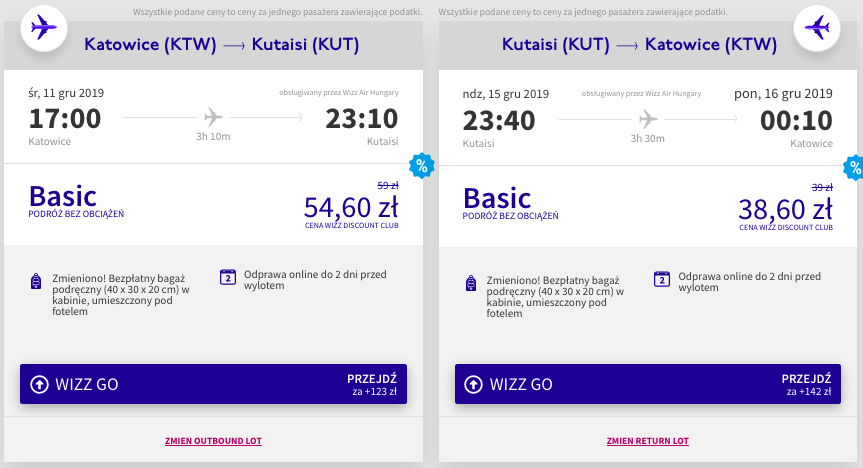 zarezerwuj loty do gruzji