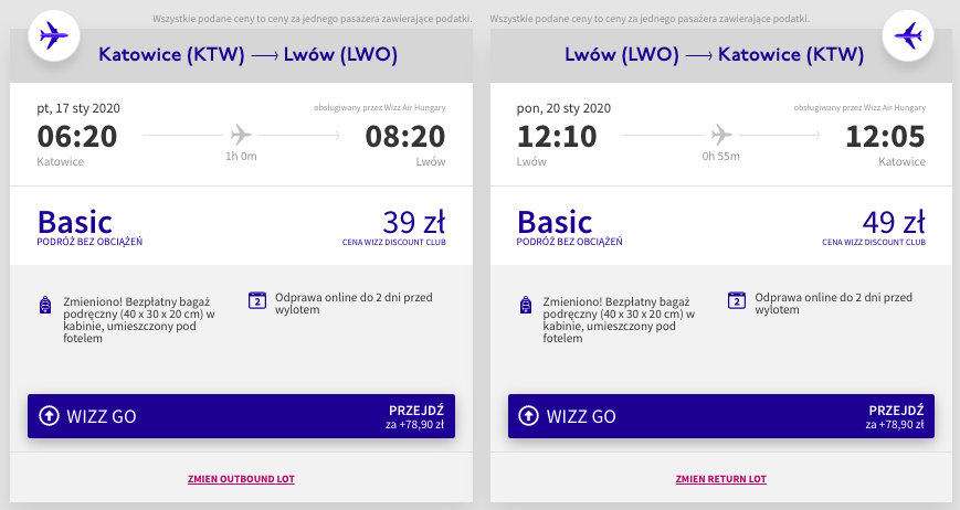 zarezerwuj loty do lwowa