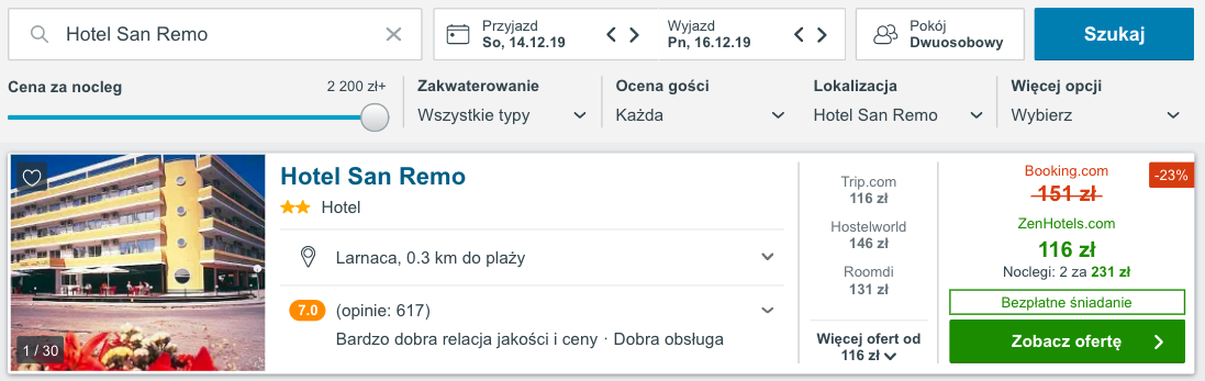 zarezerwuj hotel na cyprze
