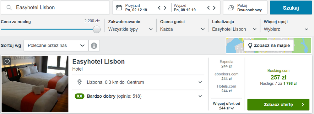 noclegi w lizbonie
