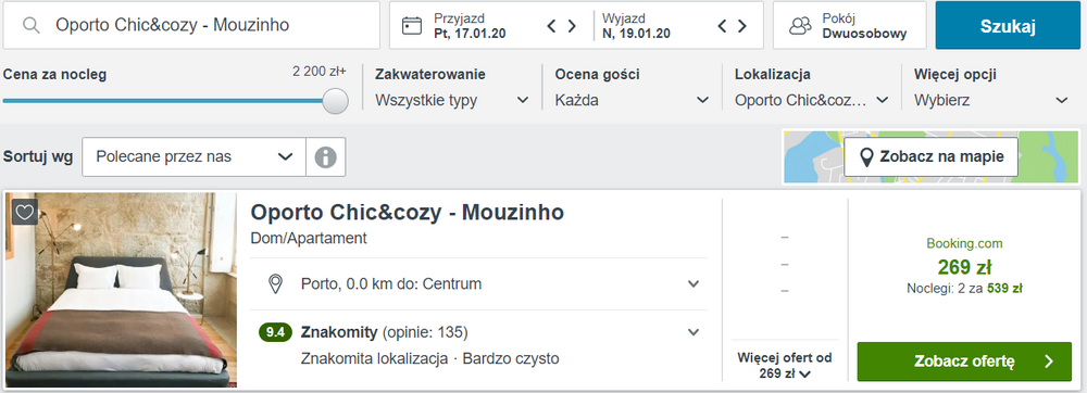 noclegi w porto