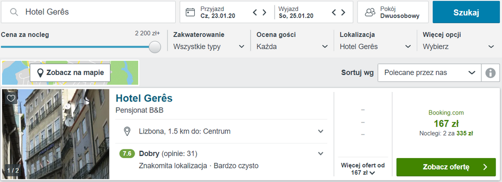 lizbona noclegi