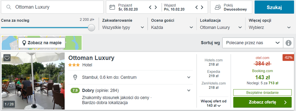 stambuł noclegi