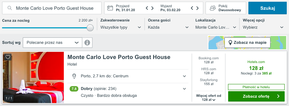 zarezerwuj hotel w porto