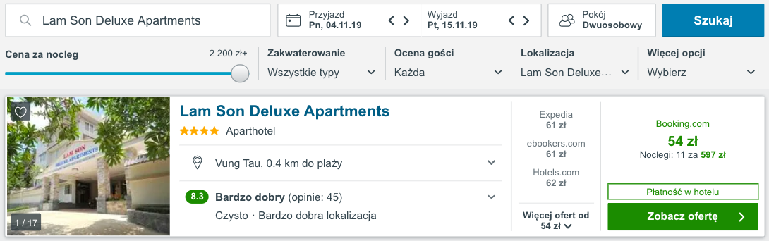 zarezerwuj hotel w wietnamie