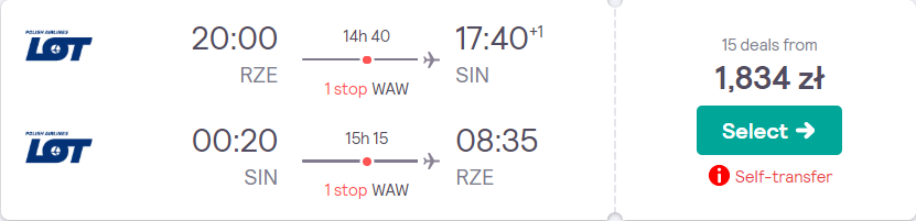 singapur z rzeszowa