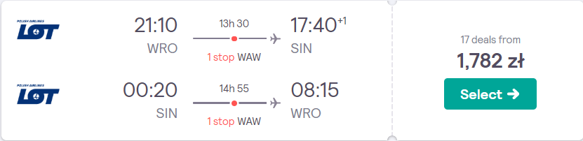 singapur z wrocławia