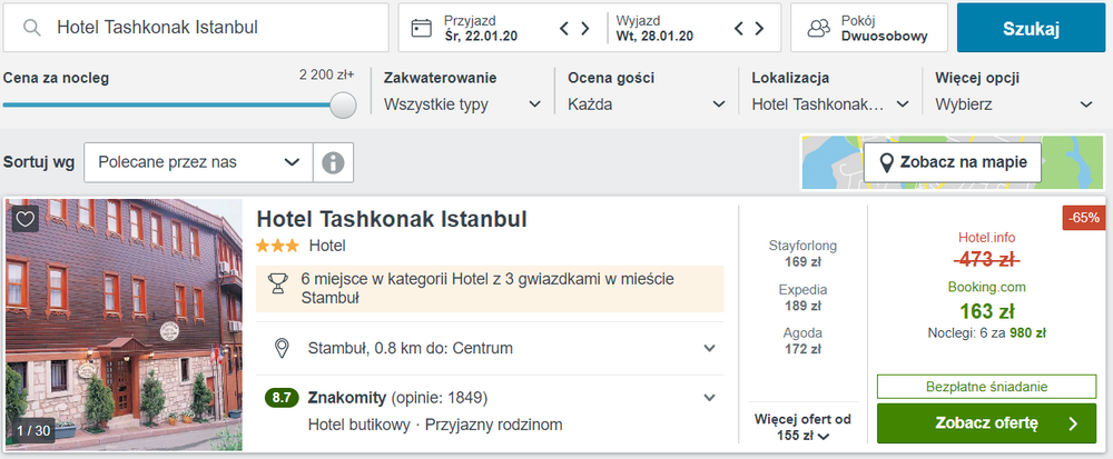 noclegi w stanbule