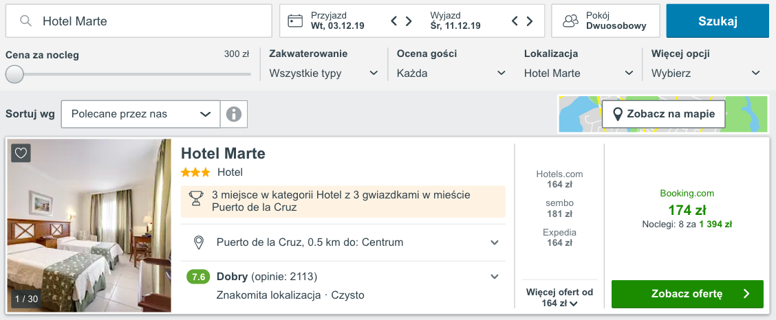 zarezerwuj hotel na teneryfie