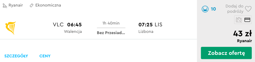 zarezerwuj loty do lizbony