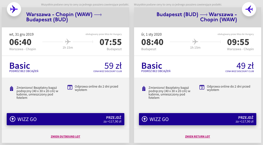 zarezerwuj loty do budapesztu