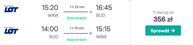 zarezerwuj loty do budapesztui