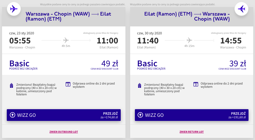 zarezerwuj loty do ejlatu