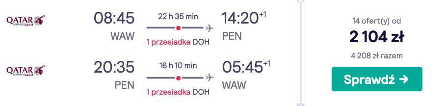 zarezerwuj loty do penang