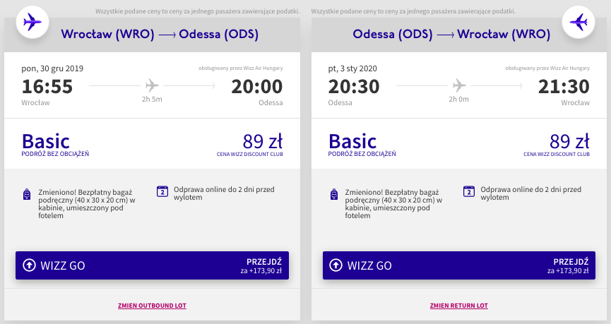 zarezerwuj lotydo odessy