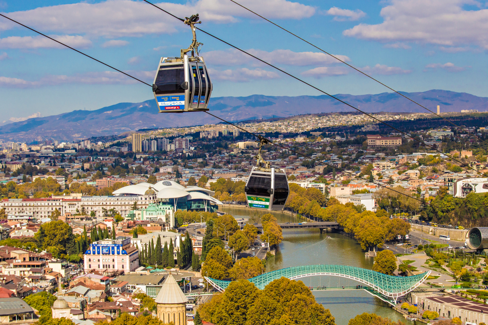 kolejka linowa Tbilisi