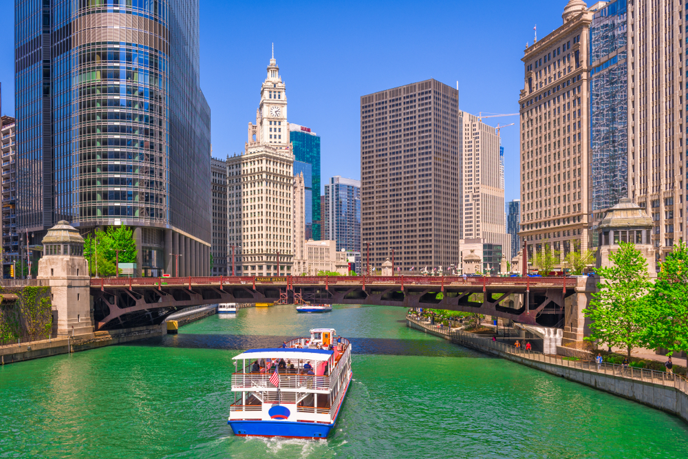 rzeka w Chicago