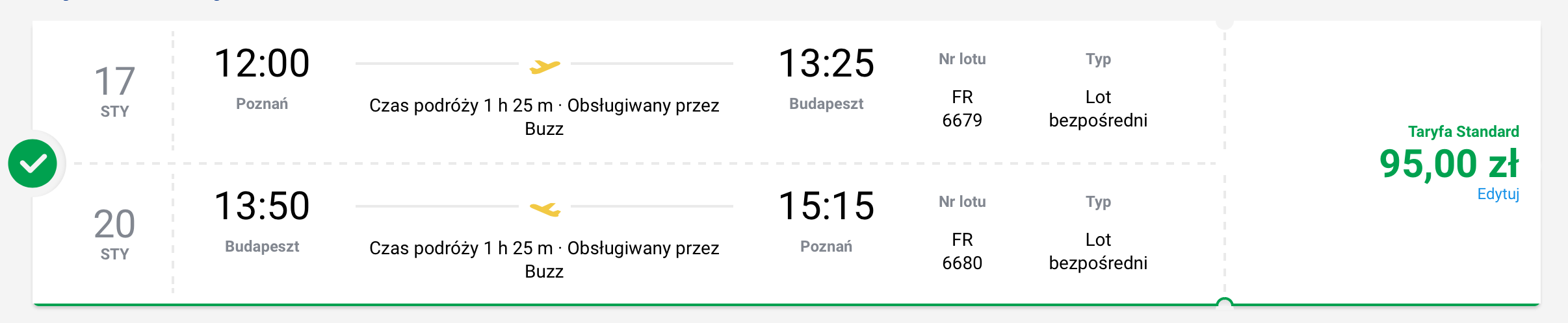 poznan budapeszt