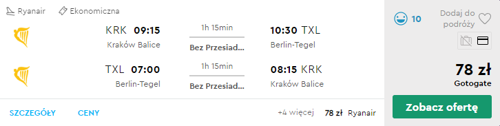 Berlin loty