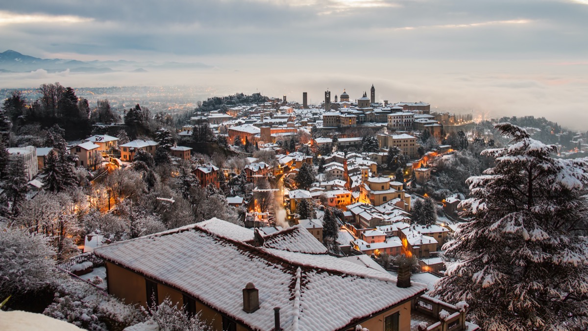 bergamo zimą