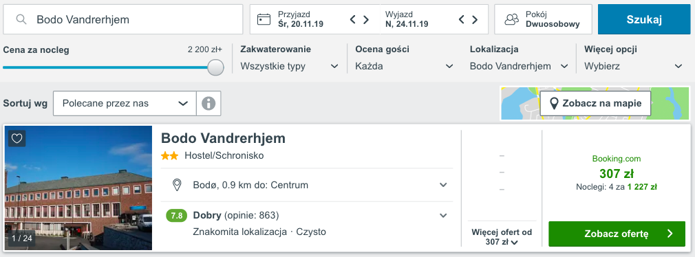 zarezerwuj hotel w bodo