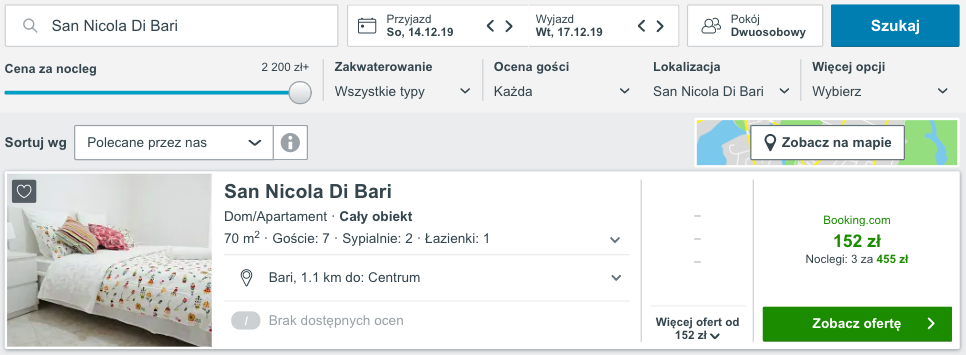 zarezerwuj hotel w bari