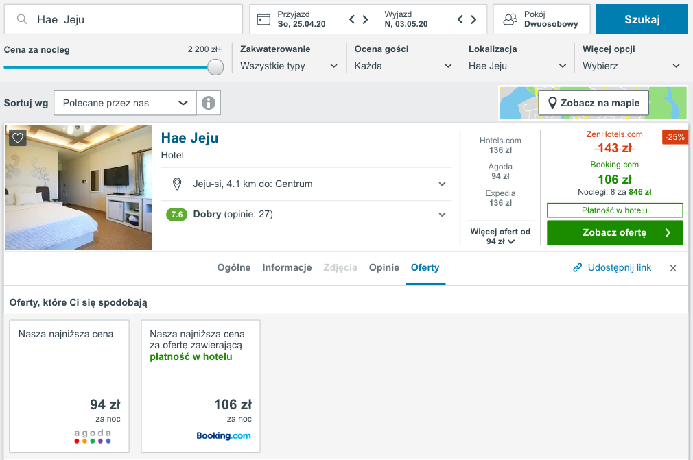 zarezerwuj hotel na czedzu