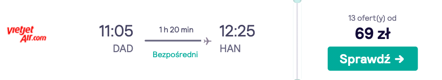 zarezerwuj loty do hanoi