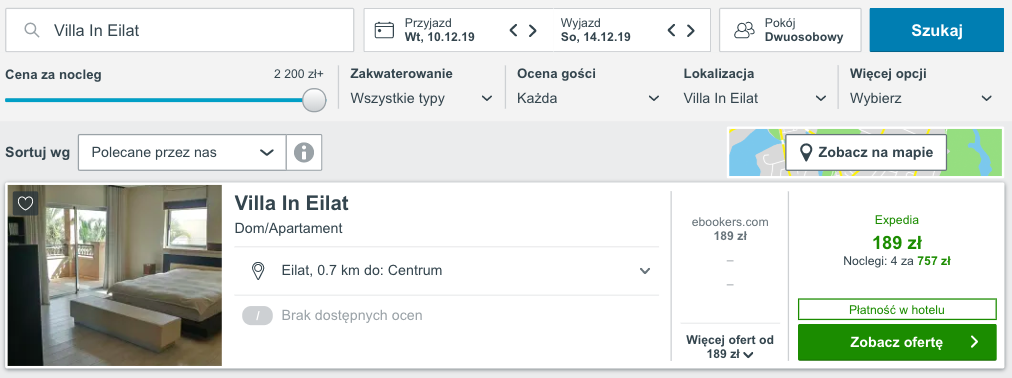 zarezerwuj hotel w elacie