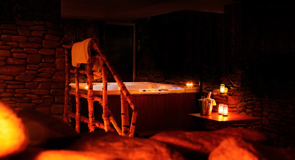 Jacuzzi nocą