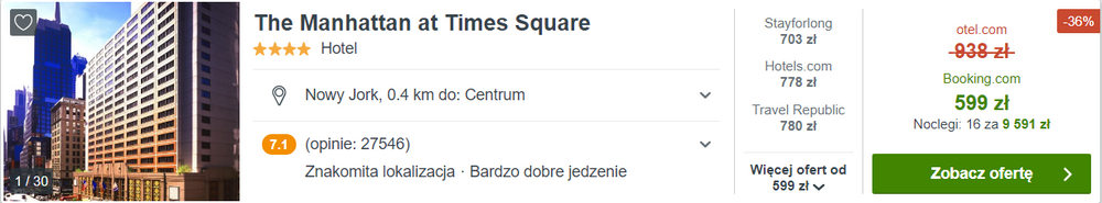 noclegi nowy jork