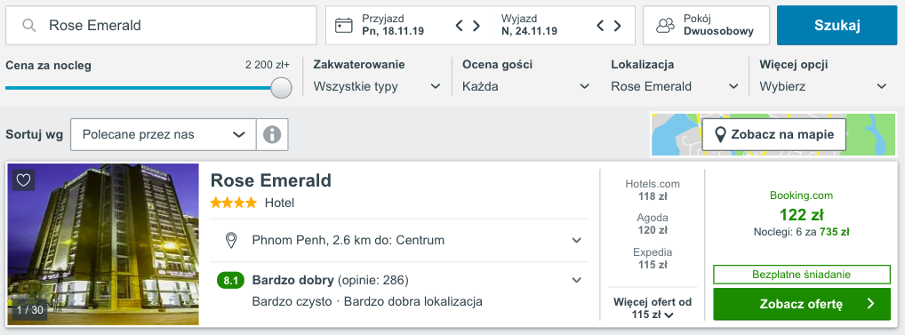 zarezerwuj hotel w kambodzy