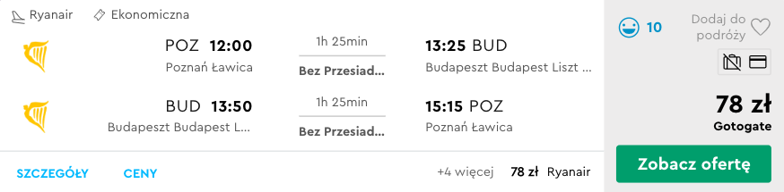 zarezerwuj loty do budapesztu