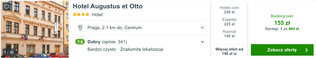 zarezerwuj hotel w pradze