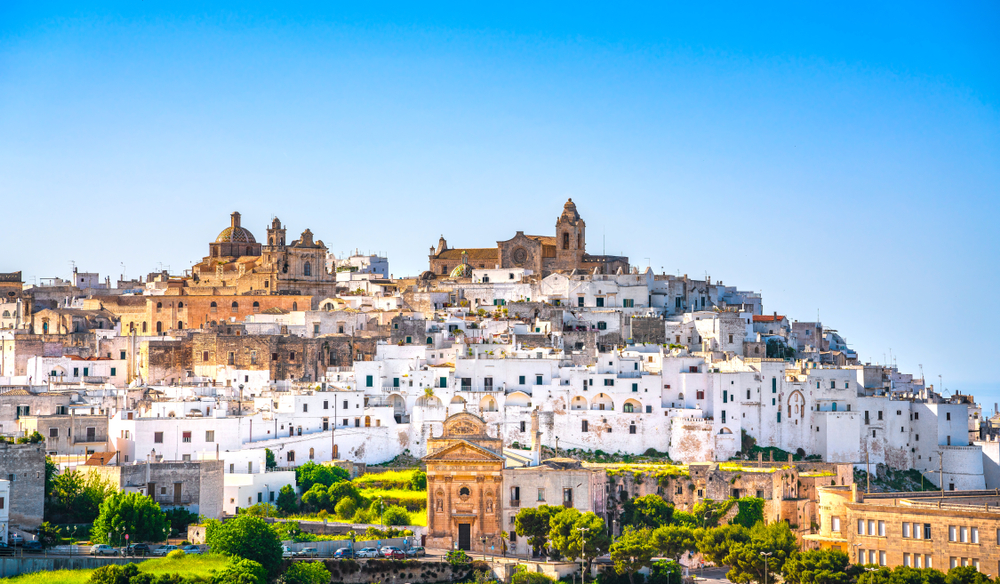 Ostuni panorama miasta