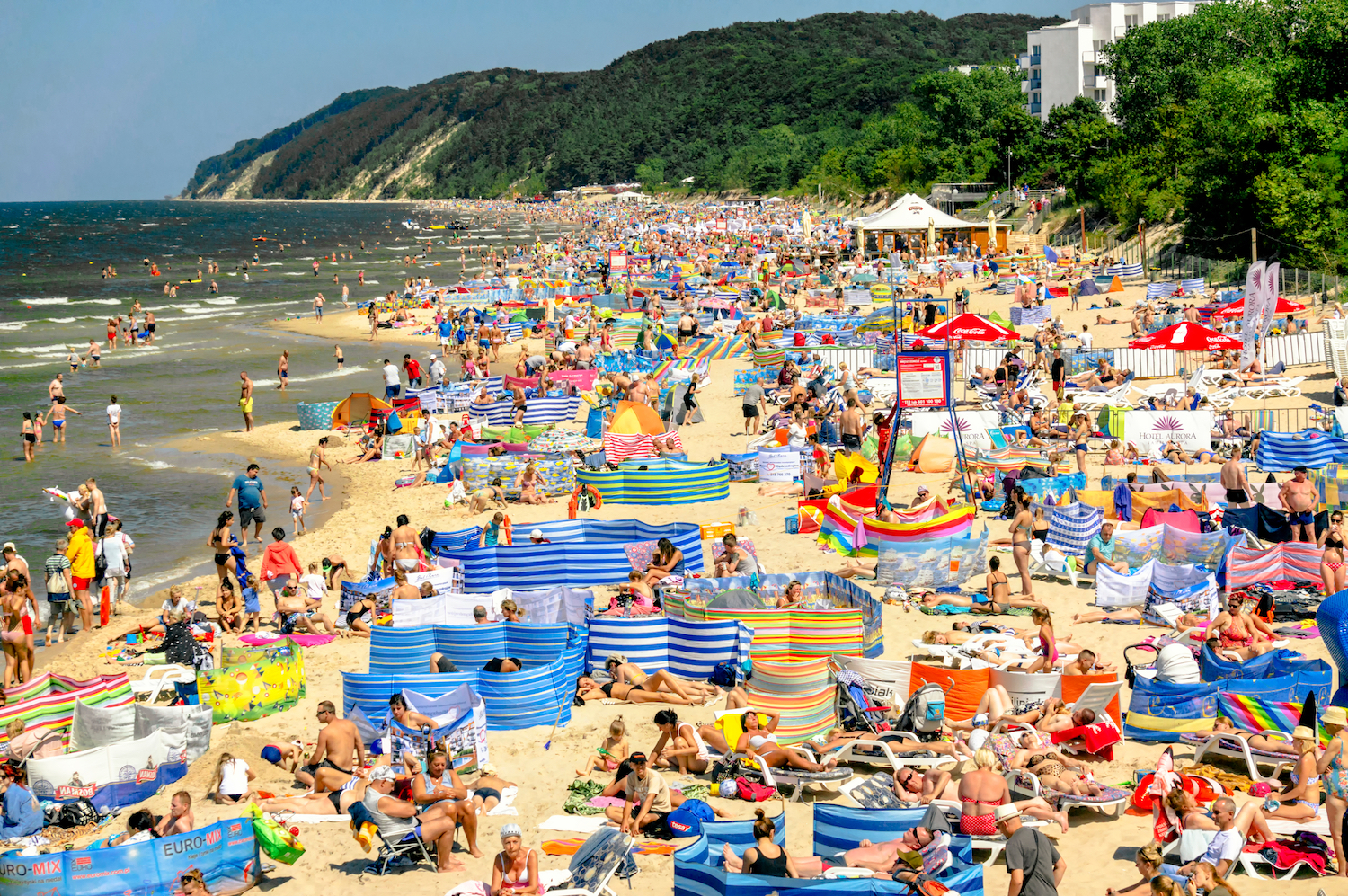Drogo, tłoczno i wieje. A jednak zagraniczni turyści pokochali wczasy nad polskim morzem!