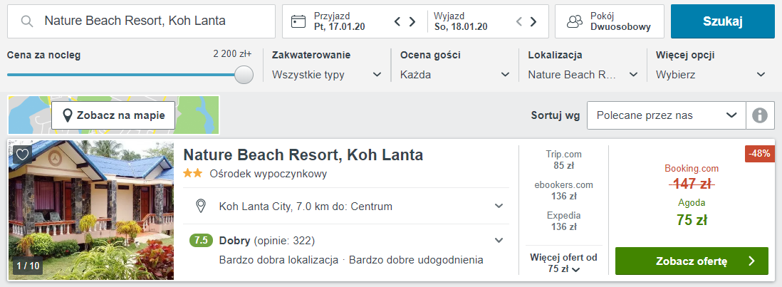 Koh Lanta noclegi