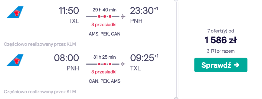 zarezerwuj loty do kambodzy