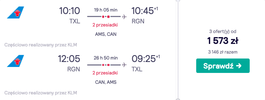 zarezerwuj loty do rangunu