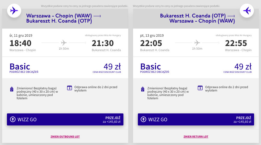 zarezerwuj loty do bukaresztu