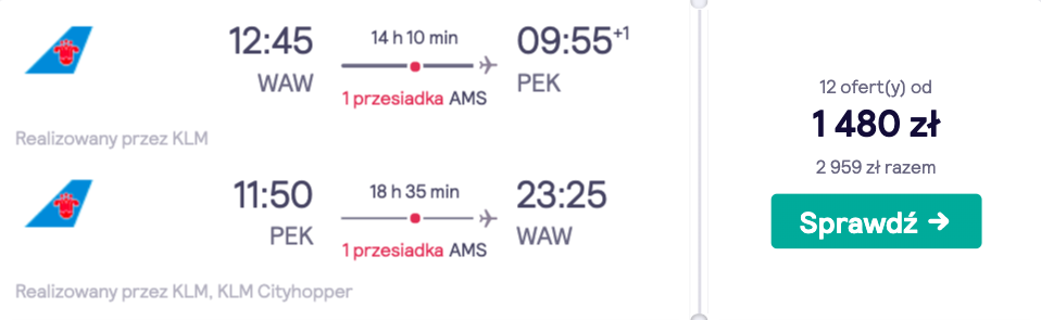 zarezerwuj loty do pekinu