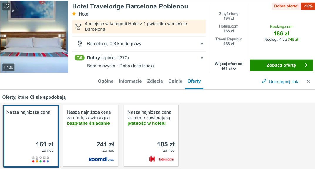 zarezerwuj hotel w barcelonie