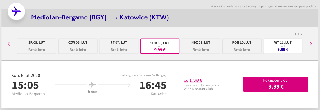 zarezerwuj loty do katowic