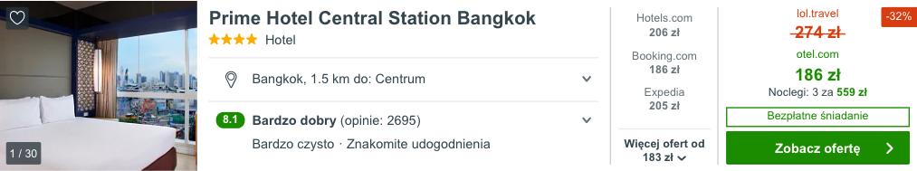 zarezerwuj hotel w bangkoku