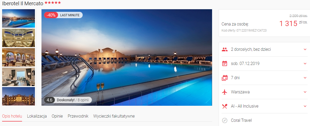 Wczasy w Egipcie