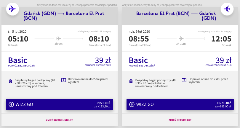 zarezerwuj loty do barcelony
