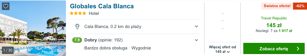 zarezerwuj hotel na minorce