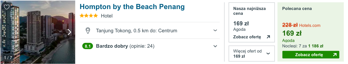 zarezerwuj hotel na penang